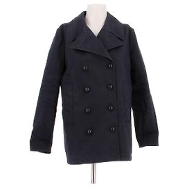 Giacca pea in cotone blu navy Christian Dior Blu navy
