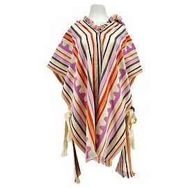 Poncho a rayas Pilen Isabel Marant de algodón multicolor Multicolor