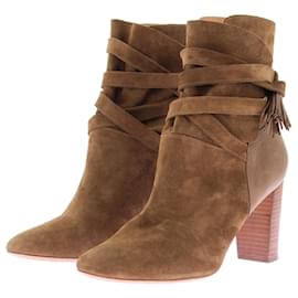 Ba&Sh Bottines en daim marron Marron