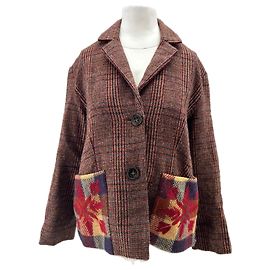 Autre Marque VICTOIRE Red Wool Blazer Red