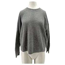 Autre Marque Grauer Pullover aus Kaschmir Grau