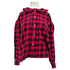 Camicia a quadri rossa e nera Polo Ralph Lauren Cotone S Rosso