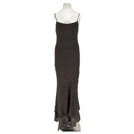 Reformation Punktkleid Braun