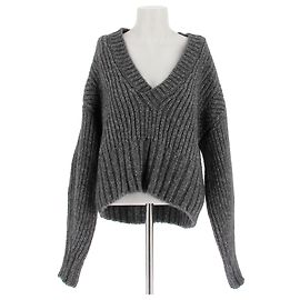 Iro Pull en laine gris Grey