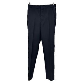 Autre Marque Calça preta de lã Preto