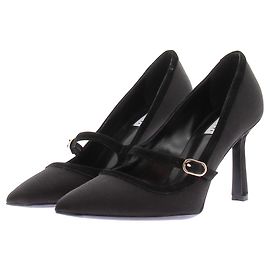 Autre Marque Décolleté neri in satin Nero