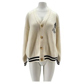 Frame Denim Cardigan en cachemire blanc Beige