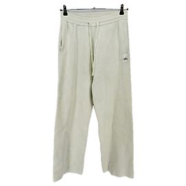 Yves Salomon Calça de moletom branca Branco