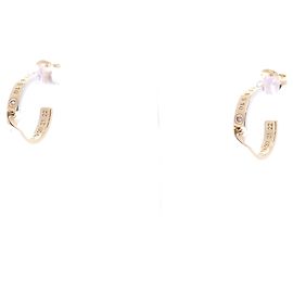 Maison Martin Margiela Boucles d'oreilles créole or et argent Doré