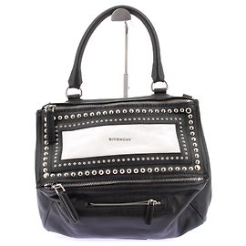 Givenchy Borsa "Pandora" in pelle nera e bianca Nero