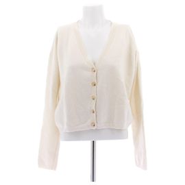 Autre Marque Ecru-Cardigan aus Kaschmir Beige