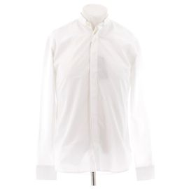 Camisa Saint Laurent de algodón blanca Blanco