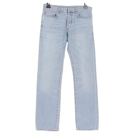 Vaqueros Dior de algodón azul Talla 32 Azul