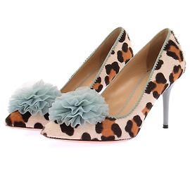 Charlotte Olympia Escarpins léopard Beige