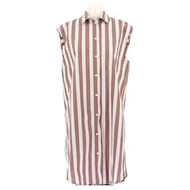 Samsoe & Samsoe Robe chemise rayée Marron