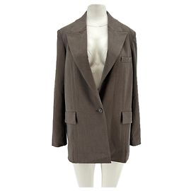 Autre Marque WITCHERY Brown Viscose Blazer Size 8 UK Brown