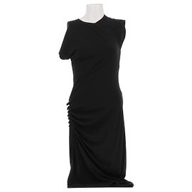 Paco Rabanne Robe asymétrique noire Noir