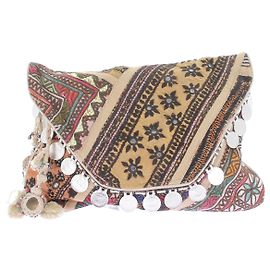 Antik Batik Cartera bordada multicolor Multicolor