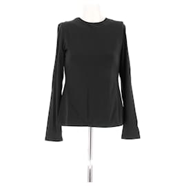 The row Schwarzes Langarm-Top Schwarz