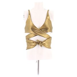 Phoebe Philo Goldener Bikini-Oberteil Golden
