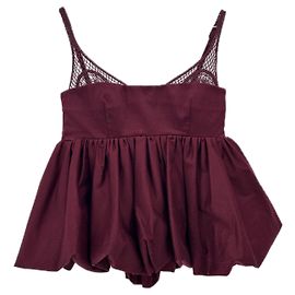 Autre Marque CLEA ärmelloses Top bordeaux Bordeaux