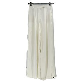 Massimo Dutti Pantaloni Bianchi Bianco