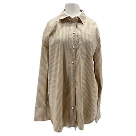 Camisa Frame Denim beige de algodón L Beige