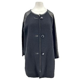 Isabel Marant Cappotto nero bicolore Nero