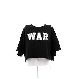 Sweatshirt court noir Off White WAR Noir