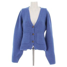 Khaite Blauer Cashmere-Cardigan Blau