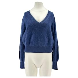 J.Crew Pull marine col V Bleu Marine