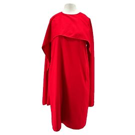 Autre Marque Robe cape rouge Front Row Shop Rouge
