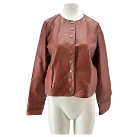 SéZane Giacca in pelle "Marlys" Rosso