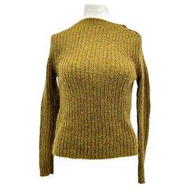 Soeur Wollpullover grün gelb Grün