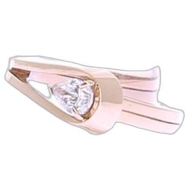 Repossi Bague en or rose et diamants Golden