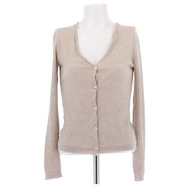 Suéter Chloé beige con botones de algodón Beige