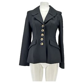 Schwarzer Slim Fit Blazer By Malene Birger Schwarz