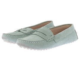 Autre Marque JAK' Green Suede Loafers Green