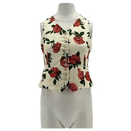 Rouje Top floral 'Jaco' Beige