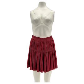 Isabel Marant kurzer roter Rock Rot