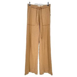 Autre Marque Pantalones de algodón beige MAJESTIC FILATURES Beige
