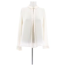 Emporio Armani Weißes Seidenhemd Weiß