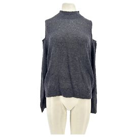 Autre Marque Pull en alpaga noir DANTE6 Noir