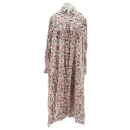 Isabel Marant Etoile Vestido Impreso Floral Roja