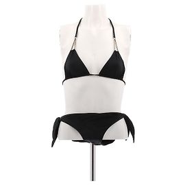Saint Laurent Maillot de bain deux pièces noir Noir