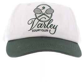 Autre Marque Cappellino Varley bianco e verde con logo Bianco