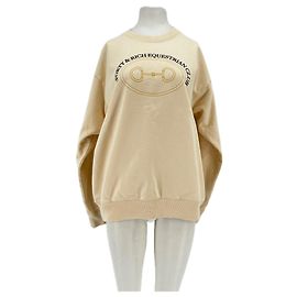 Autre Marque SPORTY & RICH Sweatshirt Gelb Baumwolle M Gelb