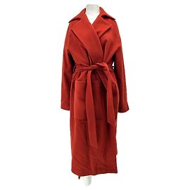 Nanushka Trench rosso in lana Rosso
