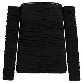 Autre Marque Top ROHE nero a spalle scoperte con maniche lunghe Nero
