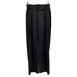 Autre Marque Dunkelbraune Hose Braun